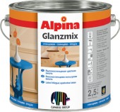 Скриншот к товару: Alpina Цветная для дерева и металла (2.5 л) коричневый орех глянцевая